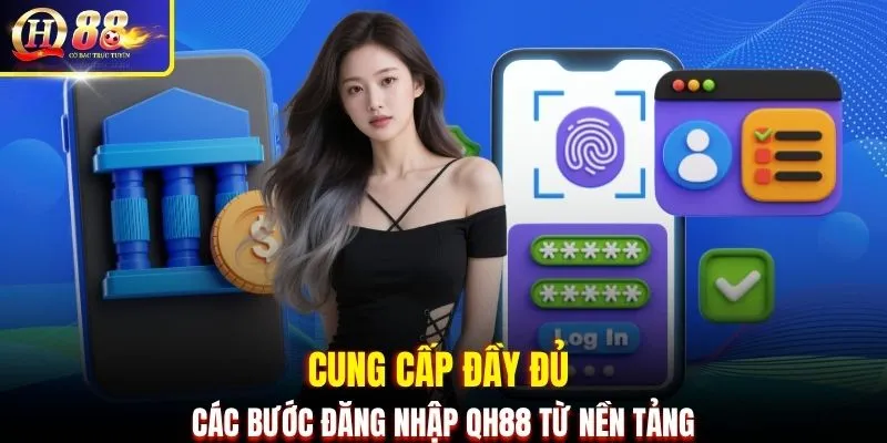 Cung cấp đầy đủ các bước đăng nhập QH88 từ nền tảng