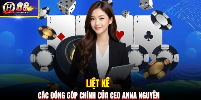 Liệt kê các đóng góp chính của CEO Anna Nguyễn